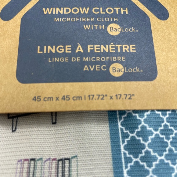 NORWEX MICROFIBER WINDOW CLOTH WINDOW'S PATTERN 17.72 X 17.72 NEW - Picture 12 of 12
